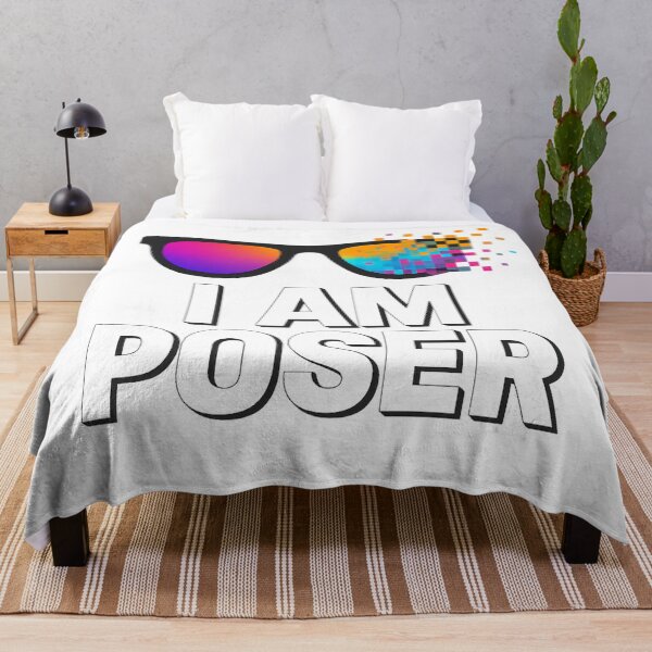Item preview, I Am Poser Pixel Sunglasses Design designed and sold by KiniMood.