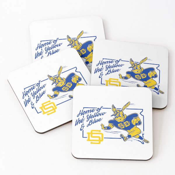 Item preview, Jackrabbit Yellow & Blue 2 designed and sold by VintageVarsity5.