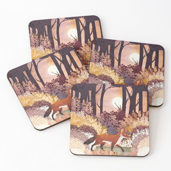 Item preview, Autumn Fox Forest designed and sold by spacefrogdesign.