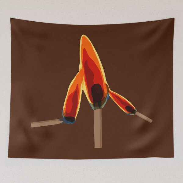 Item preview, Match Fire Trio Creative Burning Concept Art designed and sold by Bambooartist.