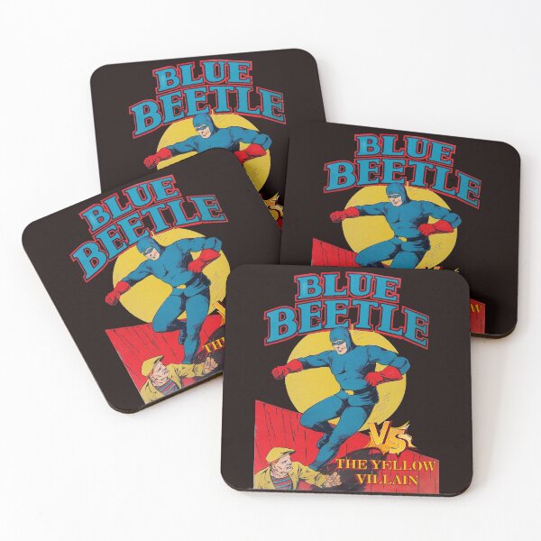Item preview, BLUE BEETLE VS THE YELLOW  VILLAIN designed and sold by Studio Bootleg.
