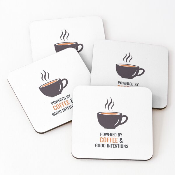 Item preview, Powered by Coffee & Good Intentions designed and sold by TANPRINTING8.