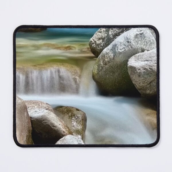 Item preview, Serene Mountain Stream Amidst Rocks designed and sold by Pamela Storch.