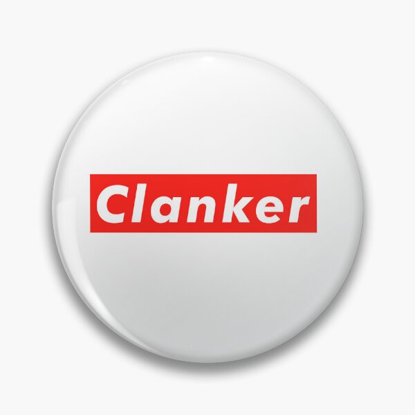 Item preview, Clanker Supreme Parody Logo – Star Wars Droid Meme Design designed and sold by JovanTheEditor.