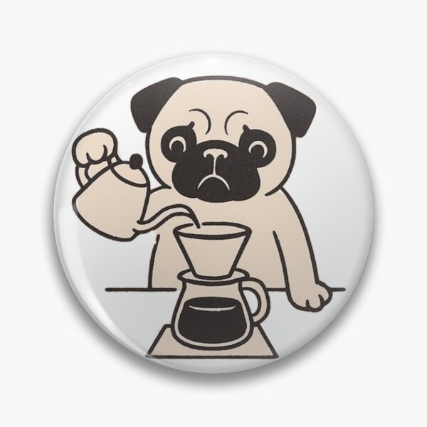 Item preview, Pug and coffee designed and sold by Yemimendez.
