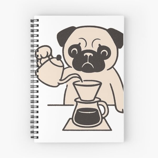 Item preview, Pug and coffee designed and sold by Yemimendez.