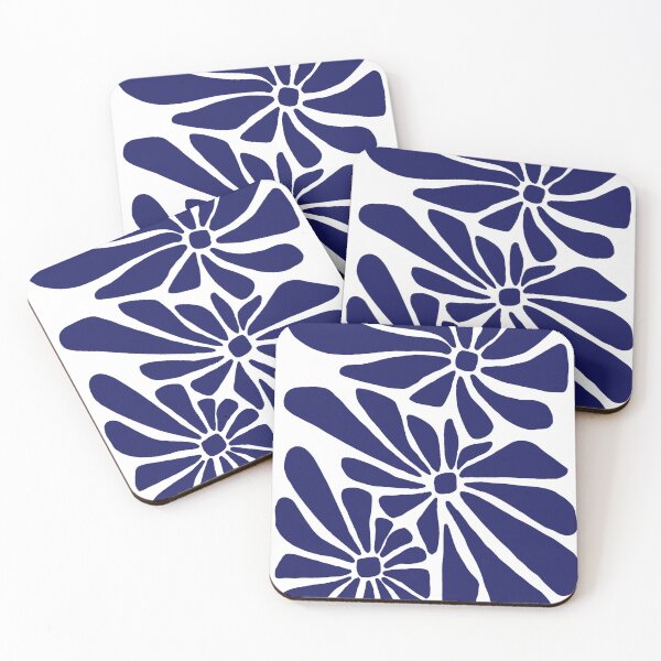 Artikelvorschau, Blaue, wirbelnde Blumen entworfen und verkauft von Summertime_lovin.