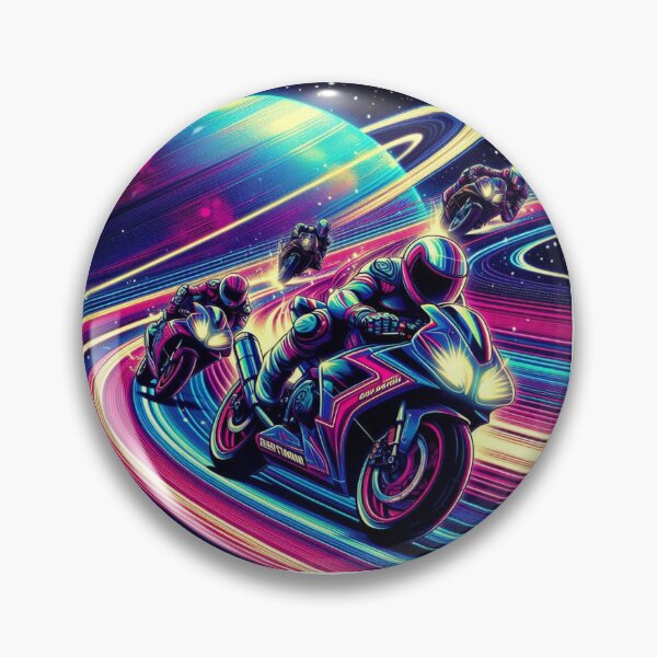 Item preview, motorcycle race in space designed and sold by Dogandesighn.
