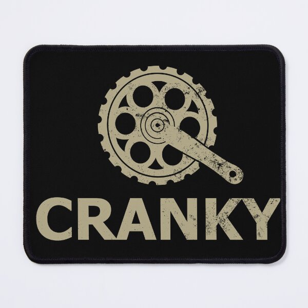 Item preview, Cranky T-shirt, Cycling Shirt, Mountain Bike, Bike Lover Gift, Cyclist Clothes, BMX, Unisex Heavy Cotton Tee designed and sold by TC design_JB.