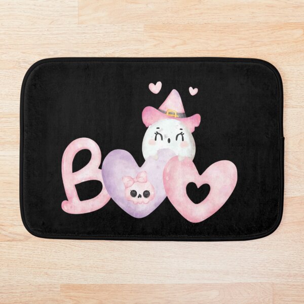 Item preview, Pastel Boo Ghost in Witches Hat with Hearts designed and sold by MakersFolly.