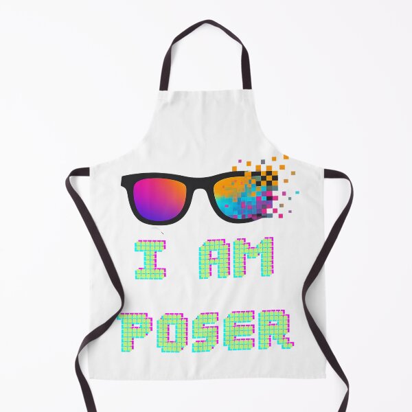 Item preview, I Am Poser Pixel Sunglasses Design 2 designed and sold by KiniMood.