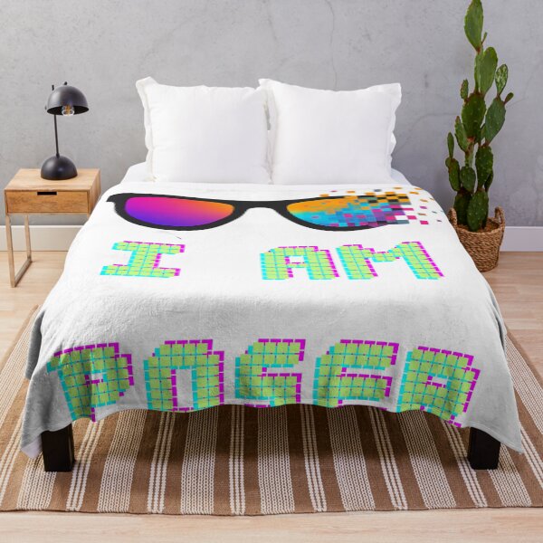 Item preview, I Am Poser Pixel Sunglasses Design 2 designed and sold by KiniMood.