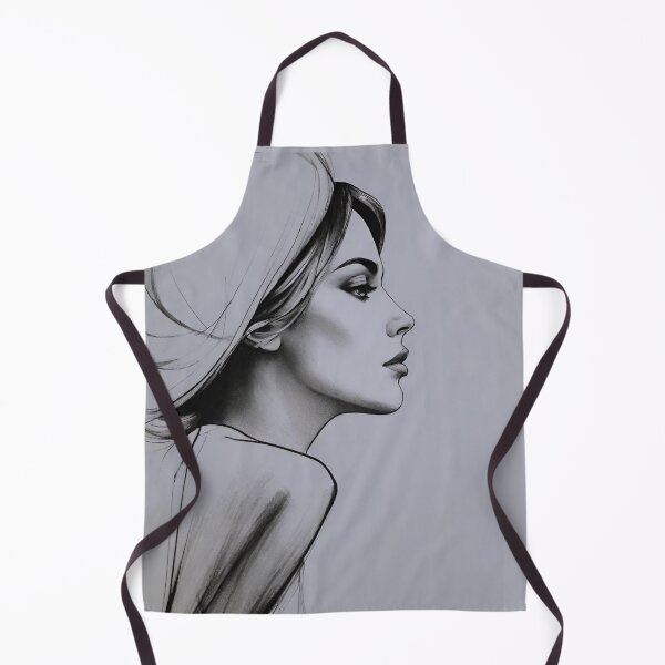 Item preview, Woman portrait in black and grey minimalist, dreamy and romantic designed and sold by IHImage.
