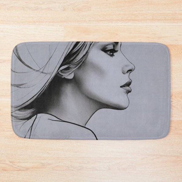 Item preview, Woman portrait in black and grey minimalist, dreamy and romantic designed and sold by IHImage.