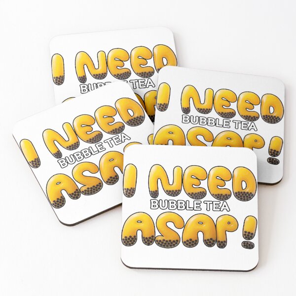 Item preview, I NEED Bubble Tea ASAP – Funny Boba Tea Typography Design designed and sold by beerkee.