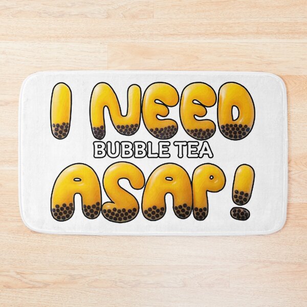 Item preview, I NEED Bubble Tea ASAP – Funny Boba Tea Typography Design designed and sold by beerkee.