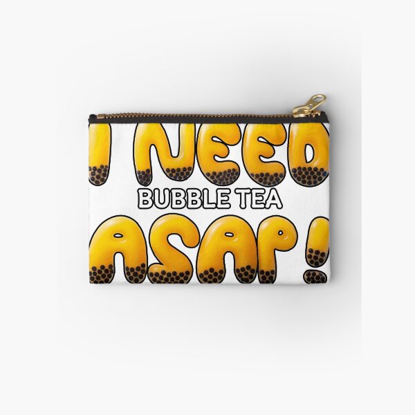Item preview, I NEED Bubble Tea ASAP – Funny Boba Tea Typography Design designed and sold by beerkee.