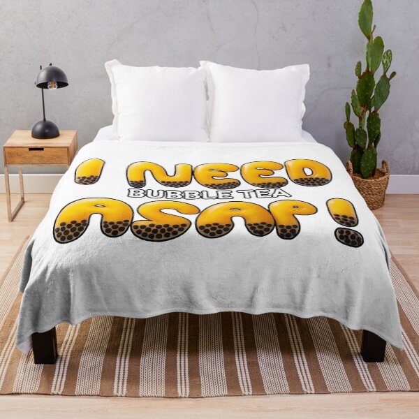Item preview, I NEED Bubble Tea ASAP – Funny Boba Tea Typography Design designed and sold by beerkee.