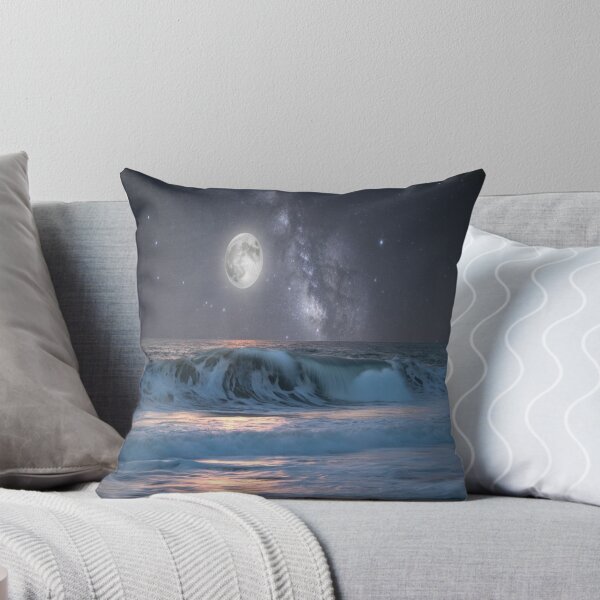 Item preview, Lifestyle Hub: Moonlit Ocean Under Starry Sky designed and sold by M&M Lifestyle Hub.
