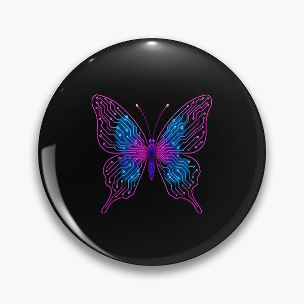 Item preview, Neon Butterfly Circuit designed and sold by Paninides.