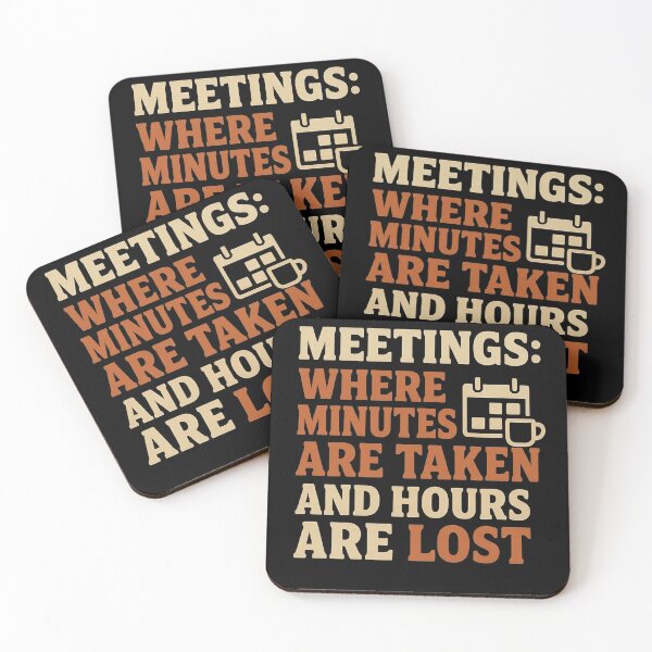 Item preview, Where Minutes are Taken and Hours are Lost - Retro Office Tee designed and sold by Work Life Tees.