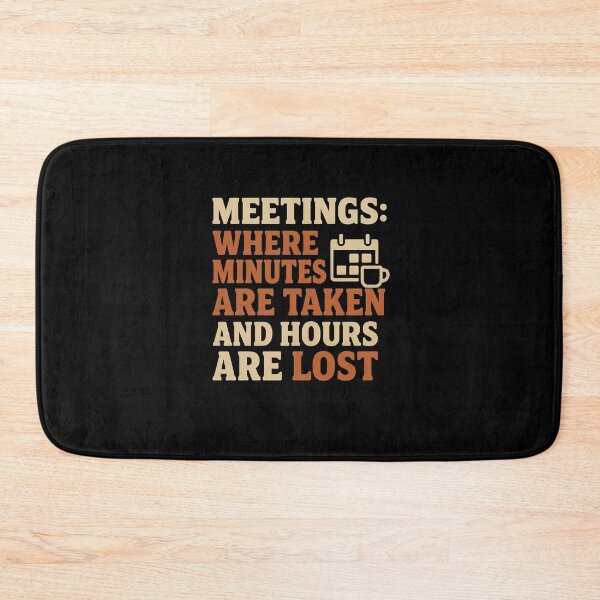 Item preview, Where Minutes are Taken and Hours are Lost - Retro Office Tee designed and sold by Work Life Tees.