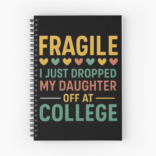 Item preview, Fragile Just Dropped My Daughter At College Drop Off Moms designed and sold by Gravly.