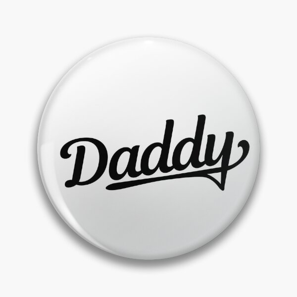 Item preview, Daddy cursive lettering logo Swag Blk  designed and sold by Daddy Swag Shop.