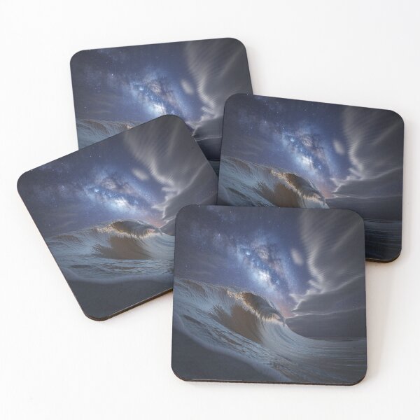 Item preview, Lifestyle Hub: Moonlit Ocean Under Starry Sky designed and sold by M&M Lifestyle Hub.