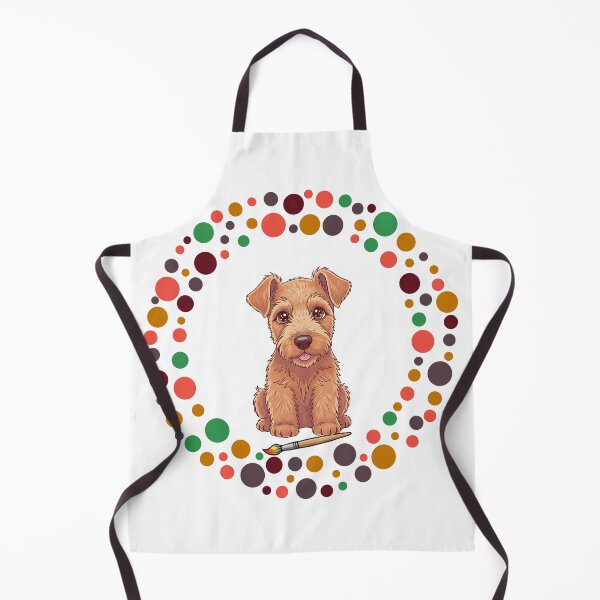 Artikelvorschau, Feiern Sie den Dot Day mit meinem Irish Terrier | Bunte Hundekunst entworfen und verkauft von The Real Life Symphony.