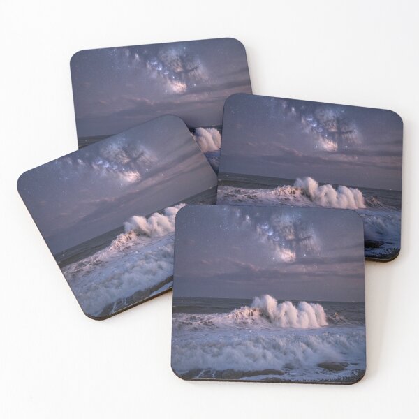 Item preview, Lifestyle Hub: Moonlit Ocean Under Starry Sky designed and sold by M&M Lifestyle Hub.