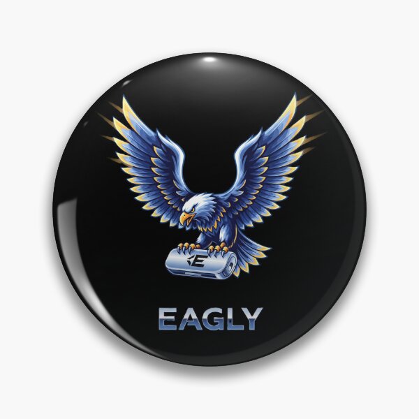 Item preview, "EAGLY" - Majestic Blue Eagle Emblem designed and sold by DMNindustries.