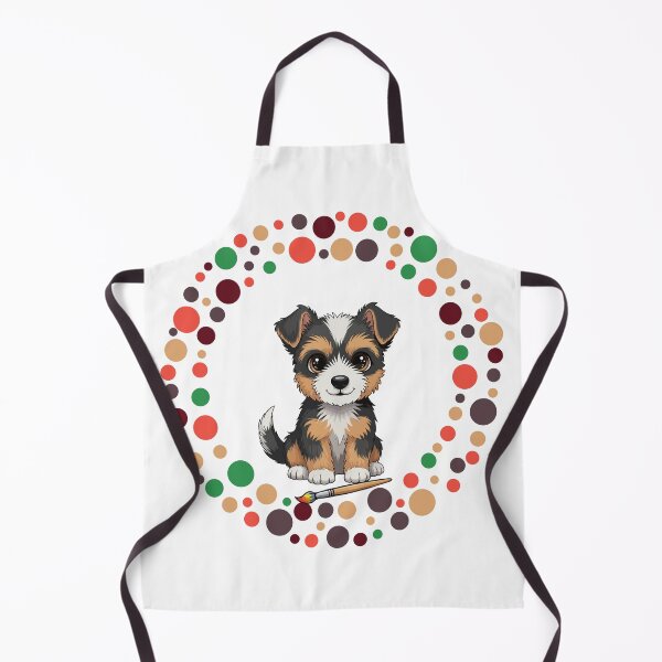 Artikelvorschau, Feiern Sie den Dot Day mit meinem Australian Terrier | Bunte Hundekunst entworfen und verkauft von The Real Life Symphony.