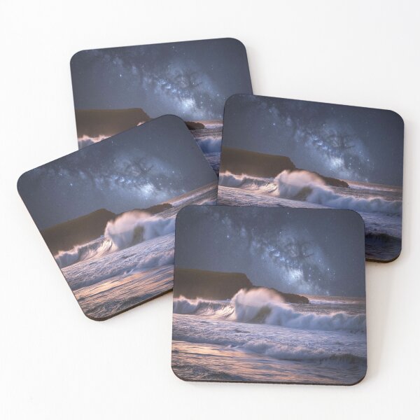 Item preview, Lifestyle Hub: Moonlit Ocean Under Starry Sky designed and sold by M&M Lifestyle Hub.