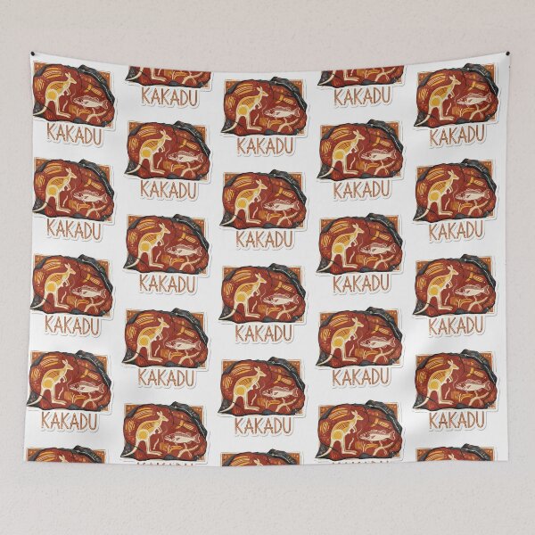 Item preview, A Kakadu Rock Art Inspired Design: Ubirr Dreaming designed and sold by Digital Dreams Arts.