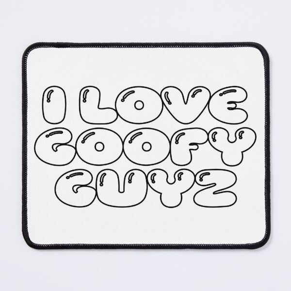 Item preview, i love goofy guyz (white) designed and sold by Aesthetic Crew.
