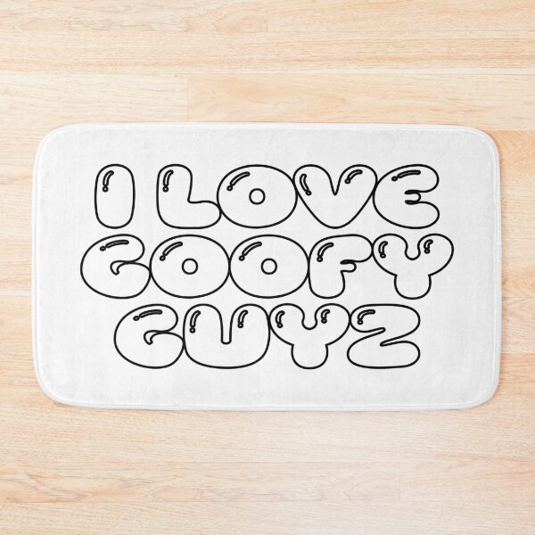Item preview, i love goofy guyz (white) designed and sold by Aesthetic Crew.
