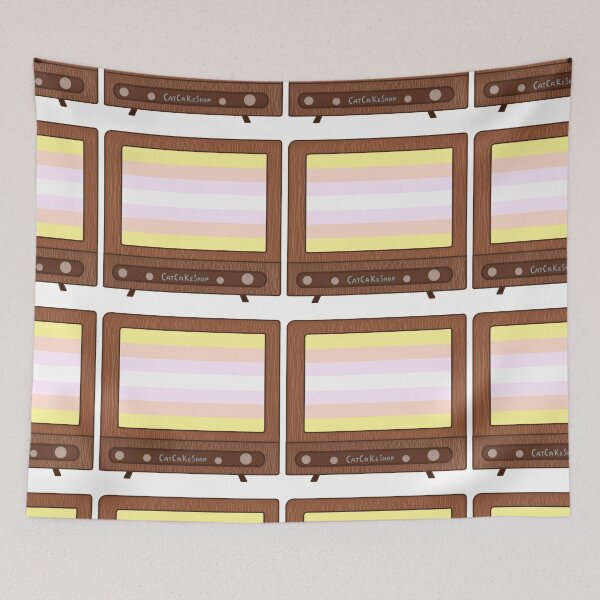 Item preview, TV Glowing in Pangender Colors designed and sold by CatCaKeShop.