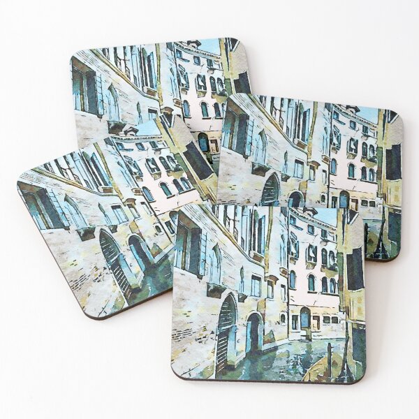 Item preview, Venice Watercolor Canal – Italian Architecture Art by Pamela Storch designed and sold by Pamela Storch.