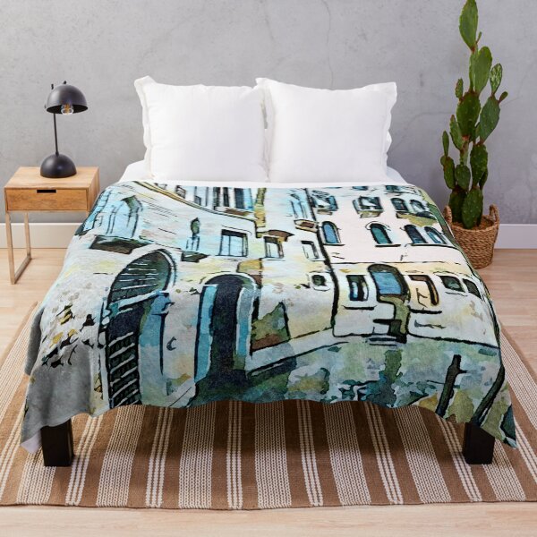 Item preview, Venice Watercolor Canal – Italian Architecture Art by Pamela Storch designed and sold by Pamela Storch.