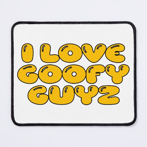 Item preview, i love goofy guyz (golden orange) designed and sold by Aesthetic Crew.