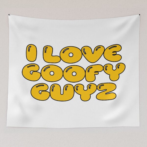 Item preview, i love goofy guyz (golden orange) designed and sold by Aesthetic Crew.