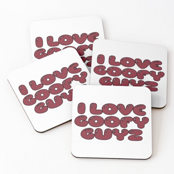Item preview, i love goofy guyz (dark red) designed and sold by Aesthetic Crew.