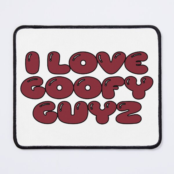 Item preview, i love goofy guyz (dark red) designed and sold by Aesthetic Crew.