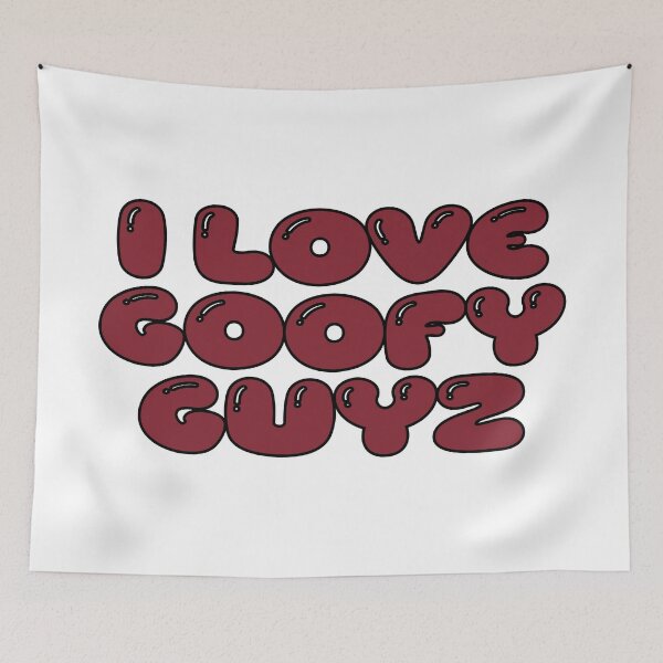 Item preview, i love goofy guyz (dark red) designed and sold by Aesthetic Crew.