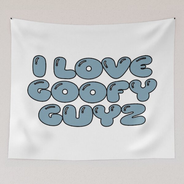 Item preview, i love goofy guyz (blue gray) designed and sold by Aesthetic Crew.