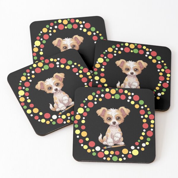 Item preview, Celebrate Dot Day with My Chinese Crested | Colorful Dog Art designed and sold by The Real Life Symphony.
