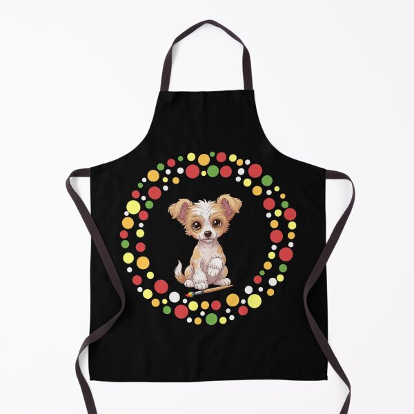Artikelvorschau, Feiern Sie den Dot Day mit meinem Chinesischen Schopfhund | Bunte Hundekunst entworfen und verkauft von The Real Life Symphony.
