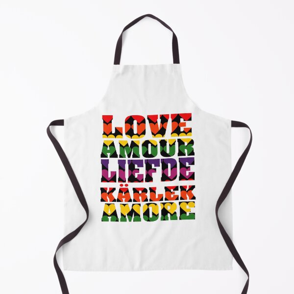 Item preview, Love in Many Languages Hearts Dark Rainbow designed and sold by ValeriesGallery.