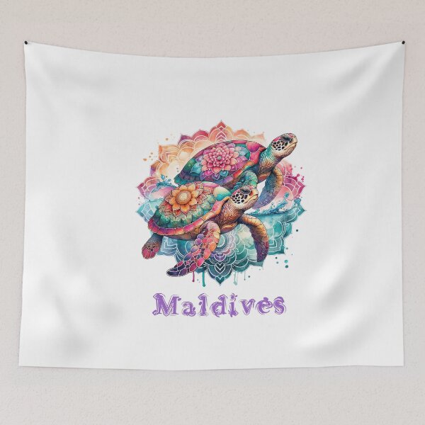 Item preview,  Mandala Sea Turtle, Maldives  designed and sold by SimoesArtistry.